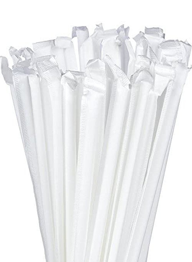 Concession Essentials شفاطات شرب بلاستيكية شفافة عملاقة مغلفة بورق من كونسيشن إسينشالز. سمكها 0.3 مم وطولها 10.25 بوصة. (300 شفاطة، 300 شفاطة، 10 شفاطات مغلفة بورق، 7.5 مم) - Image 4